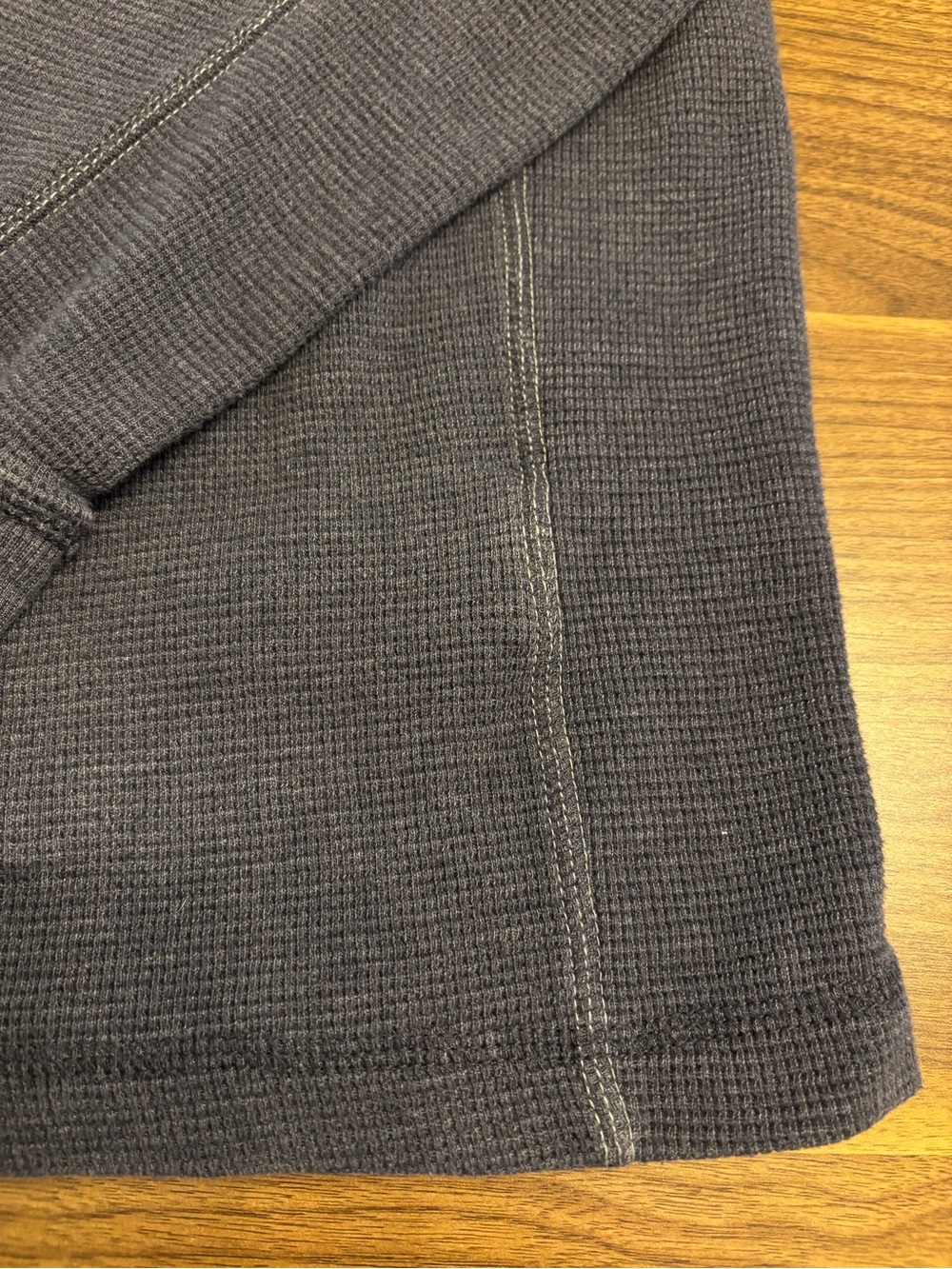 Eddie Bauer Men's Waffle Knit Crew Neck Pullover Sweatshirt Blue XL - Picture 12 of 12